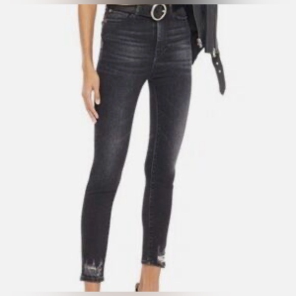 IRO Pants - IRO Black Distressed Skinny Jeans 29